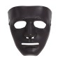 Careta negra plastico terror para halloween