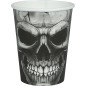 Vasos calaveras 6 uds de 9 cm