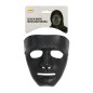 Careta negra plastico terror para halloween