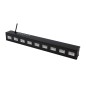 Focos led de luz negra UV 9 luces 3 w interior