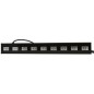 Focos led de luz negra UV 9 luces 3 w interior