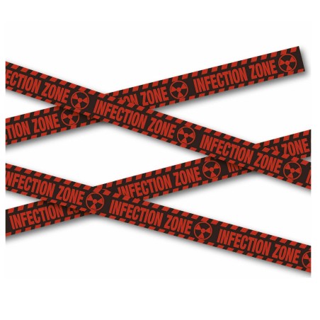 Cinta seguridad Infection Zone 6 metros-Tus disfraces Halloween