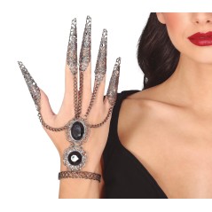 Pulsera con uñas metalicas -Tus disfraces baratos