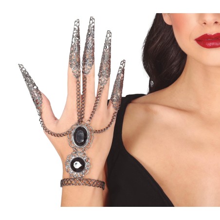 Pulsera con uñas metalicas -Tus disfraces baratos