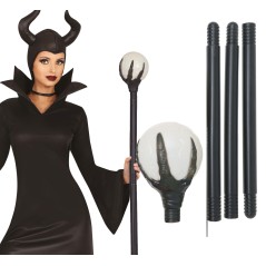 Baston bola de mago Malefica 100 cm-Tus Disfraces