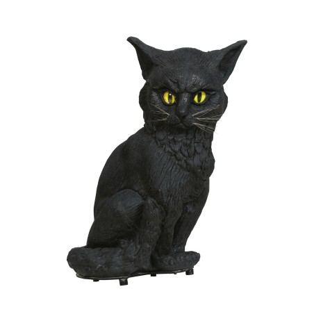Gato con luz y sonido 32cm decoracion terror-Tus Disfraces baratos