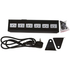 Focos led de luz negra UV 6 luces 3 w interior-Tus disfraces Halloween