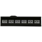Focos led de luz negra UV 6 luces 3 w interior