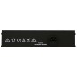 Focos led de luz negra UV 6 luces 3 w interior