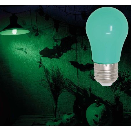 Bombilla verde 5 w para decoracion halloween-Tus disfraces Halloween