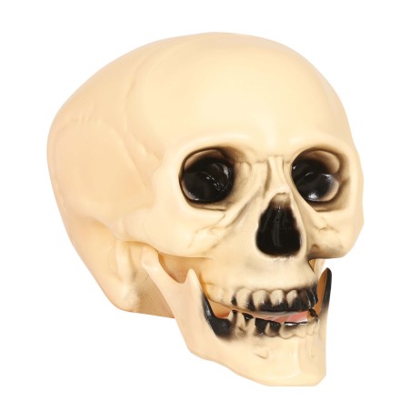 Calavera 20 cm craneo decoracion halloween-Tus Disfraces baratos