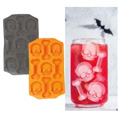 Moldes calaveras y huesos 12x22 cm-Tus disfraces Halloween