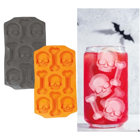 Moldes calaveras y huesos 12x22 cm-Tus disfraces Halloween