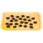 Moscas decoracion halloween 24 uds 2,5 cm