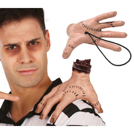 Mano cosa addams con elastico-Tus disfraces Halloween
