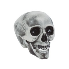 Calavera o craneo gris 20 cm en PVC