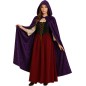 Capa Morada con capucha terciopelo 130 cm
