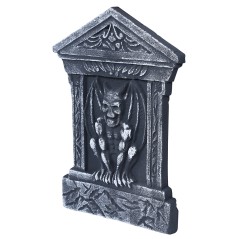 Lapida con gargola 52x35 cm-Tus Disfraces baratos