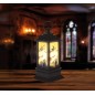 Farol con vela decoracon halloween 18x9 cm