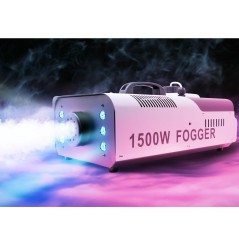 Maquina de humo con luz y mando 1500 w