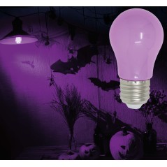 Bombilla Morada 5 w para decoracion halloween-Tus disfraces Halloween