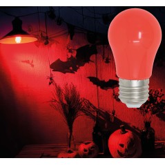 Bombilla Roja 5 w para decoracion halloween-Tus disfraces Halloween