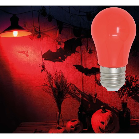 Bombilla Roja 5 w para decoracion halloween-Tus disfraces Halloween