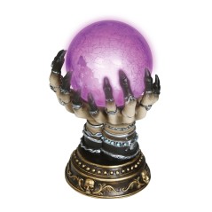 Bola bruja pitonisa en ceramica con luz-Tus disfraces Halloween