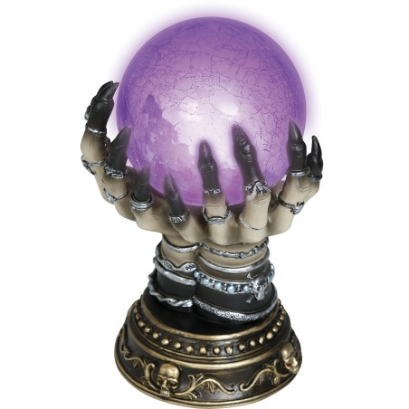 Bola bruja pitonisa en ceramica con luz