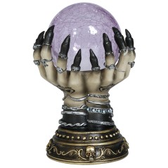 Bola bruja pitonisa en ceramica con luz-Tus disfraces Halloween