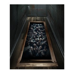 Adhesivo para el suelo o pared zombies 30x90 cm-Tus Disfraces baratos