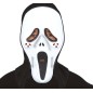 Careta scream ojos sangre asesino con capucha
