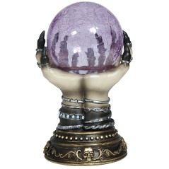 Bola bruja pitonisa en ceramica con luz-Tus disfraces Halloween