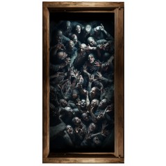 Adhesivo para el suelo o pared zombies 30x90 cm