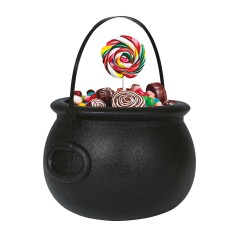 Caldero o olla de bruja para decoracion recogecaramelos-Tus disfraces