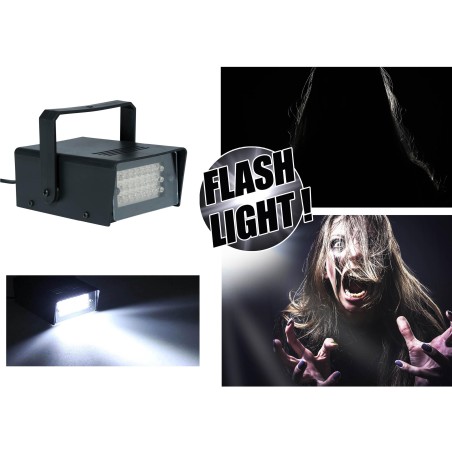 Foco luces flash intermitentes 35 w 12x8x5 cm-Tus disfraces Halloween
