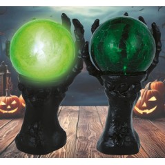Mano con bola de cristal y luz 15x8 cm -Tus disfraces