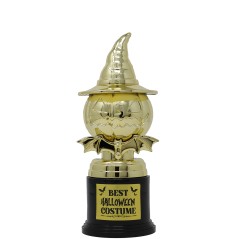 Trofeo oscar o premio al mejor disfraz halloween calabaza 22 cm-Tus Disfraces