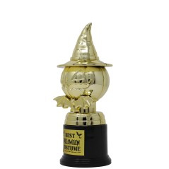 Trofeo oscar o premio al mejor disfraz halloween calabaza 22 cm-Tus Disfraces