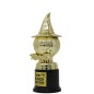 Trofeo oscar o premio al mejor disfraz halloween calabaza 22 cm