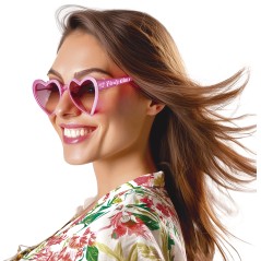 Gafas corazon rosas