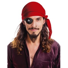 Pañuelo pirata rojo