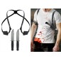 Sobaquera con 2 cuhillos