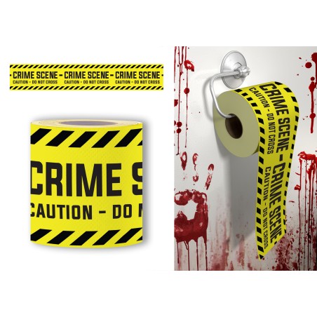 Rollo papel WC baño scene crime 30 metros -Tus disfraces