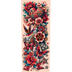 Manga tatuaje para brazo color-Tus Disfraces