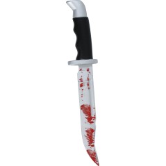 Cuchillo con sangre realista 33 cm -Tus disfraces baratos