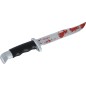 Cuchillo con sangre realista 33 cm