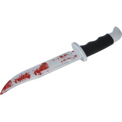 Cuchillo con sangre realista 33 cm -Tus disfraces baratos