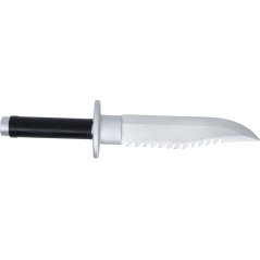 Cuchillo con sierra 33 cm realista -Tus disfraces baratos