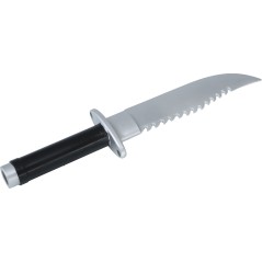 Cuchillo con sierra 33 cm realista -Tus disfraces baratos